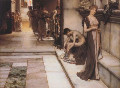 Alma-Tadema, Sir Lawrence An Apodyterium (mk23) Sweden oil painting art